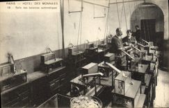 CPA Paris Hotel des Monnaies Salle des balances automatiques 