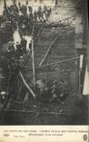 CPA Paris Les Zeppelins sur Paris Crimes Odieux des Pirates Boches Effondrement d'une marquise 