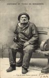 CPA Costumes et Types de Normandie Type de vieux pecheur normand Folklore 