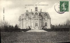 VINTAGE POSTCARD the Castle of Langesse