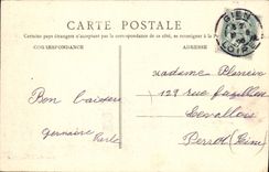 VINTAGE POSTCARD Gien Places and Church Saint Louis