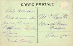 VINTAGE POSTCARD Courtenay the Church Nave with Master Furnace bridge