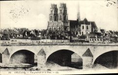 CPA Orleans Vue Generale et le Pont