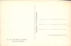 VINTAGE POSTCARD Surroundings Of Baule Guerande the Gate St Michel