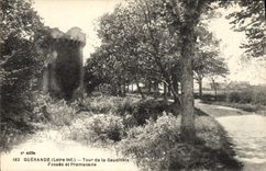VINTAGE POSTCARD Guerande Tower of Gaudinals Pits and Promenade