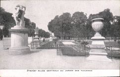 CPA Paris Allee Centrale Du Jardin des Tuileries