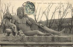 CPA Paris Jardin des Tualeries Le Tibre