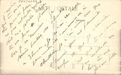 VINTAGE POSTCARD Paris the Garden of Tileries and the House of Marsan