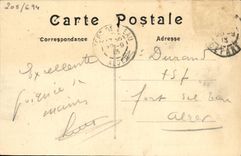 VINTAGE POSTCARD Paris Garden of Tileries and Monument of Nevertheless