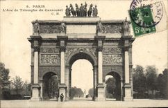 CPA Paris L'Arc de Triomphe du Carrousel