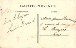 VINTAGE POSTCARD Paris Panorama of Tileries towards the Place of the Harmony