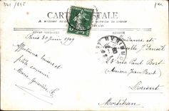 VINTAGE POSTCARD Paris Tileries the Terrace of the Orangery