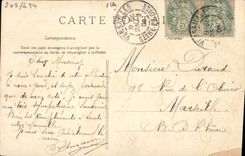 VINTAGE POSTCARD Paris Places Carousel and Gardens of Tileries