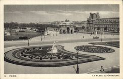 CPA Paris La Place du Carrousel