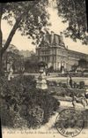 VINTAGE POSTCARD Paris the House of Rohan and Gardens of Tileries