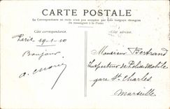 CPA Paris L'Arc des Tuileries