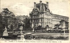 CPA Paris Le Pavillon de Rohan et le Jardin des Tuileries