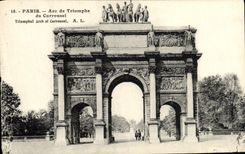 CPA Paris Arc de Triomphe du Carrousel 