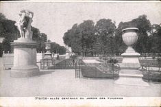 CPA Paris Allee Centrale du Jardin des Tuileries