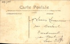 VINTAGE POSTCARD Paris Arc de Triomphe of the Carousel and Louvre