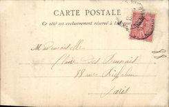 VINTAGE POSTCARD Paris Fenestrates of Charles IX in Louvre