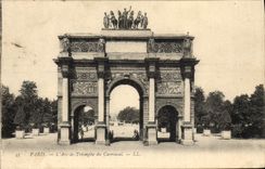CPA Paris L'Arc de Triomphe du Carrousel