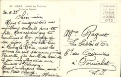 CPA Paris Jardin des Tuileries