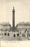VINTAGE POSTCARD Paris the Vendome Place