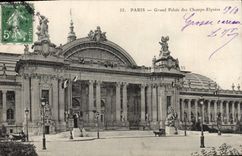 VINTAGE POSTCARD Paris Large palace of the Champs Elysées