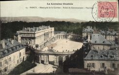 CPA Nancy Hemicycle de la Carriere Palais du Gouvernement Pepiniere