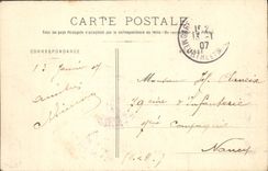 VINTAGE POSTCARD Luneville the Castle Dimensions Thickets