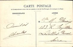 VINTAGE POSTCARD Luneville Church St Jacques