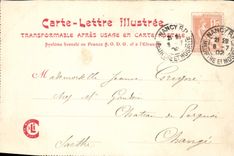 CPA Nancy La Petite porte d'entree ou porte Masco Oeuvre de Mansuy Gauvin 