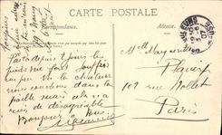 Camino de Vaucouleurs de la POSTAL de la VENDIMIA de Chalaines