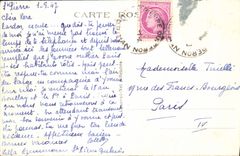 VINTAGE POSTCARD Saint Pierre Quiberon Rocks of Bara Port Chaos