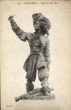 CPA Dunkerque Statue de Jean Bart Corsaire Pirate