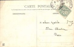 VINTAGE POSTCARD Luchon Seen from of the Thatched cottage