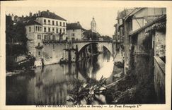 CPA Pont de Beauvoision Le Pont Francois 1er