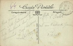 POSTAL Amboise de la VENDIMIA el castillo la torre Charles VIII y el balcón del hierro labrado