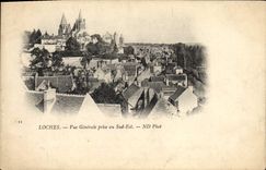 CPA Loches Vue Generale prise au sud Est