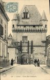 VINTAGE POSTCARD Loches Carries of Cordeliers