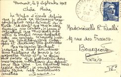 VINTAGE POSTCARD Vernon the Old Bridge in spring