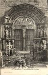 CPA St Thibault Le Portail de L'Eglise