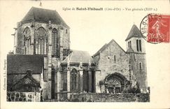 CPA St Thibault Eglise Vue Generale
