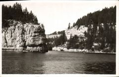 VINTAGE POSTCARD Basins Of Doubs Basin of the Echo