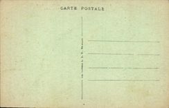 VINTAGE POSTCARD Besacon Les Bains Castan Public garden Carries Black and Cathedral Jean Saint