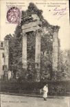 VINTAGE POSTCARD Besacon the Public garden Castan Roman Vestiges
