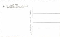 MODERN CARD La Rochelle Town hall Interior Court