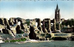CPM Saibtes Detail des Arenes et St Eutrope