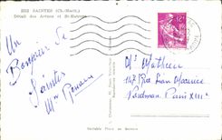 MODERN CARD Saibtes Detail of Arena and St Eutrope